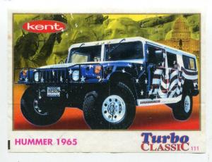 Вкладыш от жевательной резинки   Turbo Classic, номер 111, kent