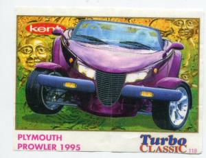 Вкладыш от жевательной резинки   Turbo Classic, номер 119, kent