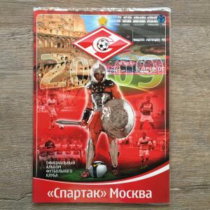 Альбом для наклеек 2009  Футбольный клуб Спартак, 102 наклейки