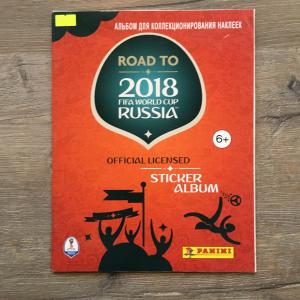 Альбом для наклеек 2018 Panini Road to FIFA World Cup Russia, 96 наклеек