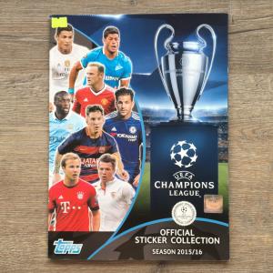 Альбом для наклеек 2015 Topps Лига Чемпионов, UEFA  Champions League, 40 наклеек
