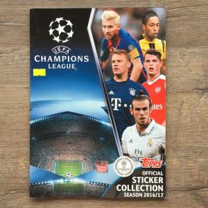 Альбом для наклеек 2016 Topps Лига Чемпионов, UEFA  Champions League, 136 наклеек
