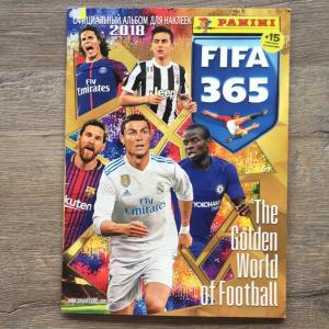 Альбом для наклеек 2018 Panini FIFA 365, 75 наклеек