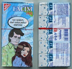 Жевательная резинка 2019  Falim, мята, 5 шт в 1 упаковке