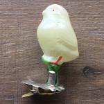 Ёлочная игрушка   Птичка, точечное отслоение краски 