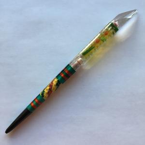 Ручка шариковая СССР   цветной пластик, зона, кич, 20 см.