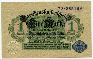 Банкнота иностранная 1914  Германия, 1 марка