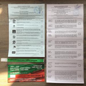 Избирательный бюллетень 2019  Выборы депутатов Государственного Совета РТ