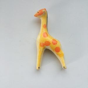 Игрушка СССР   Жираф, Зоопарк, колкий пластик