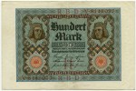 Банкнота иностранная 1920  Германия, 100 марок 