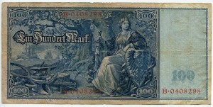 100 марок 1908  Германия