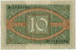 Банкнота иностранная 1920  Германия, 10 марок