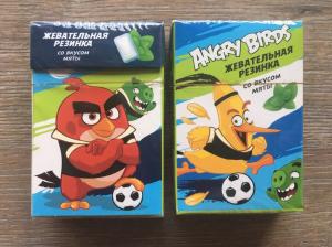 Жевательная резинка 2018 Конфитрейд Angry Birds со вкусом мяты