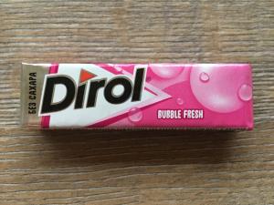 Жевательная резинка 2019  Dirol со вкусом Bubble fresh