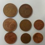 Набор монет   Евросоюз 8 шт. Цена за все