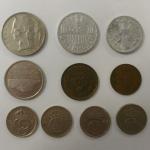 Набор монет   иностранных государств 10 шт. Цена за все