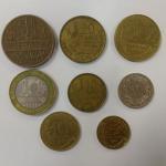 Набор монет   Франции 8 шт. Цена за все