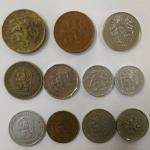 Набор монет   Чехии 11 шт. Цена за все