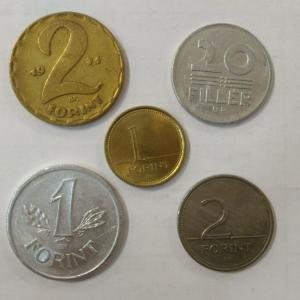 Набор монет   Венгрии 5 шт. Цена за все