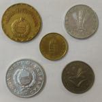 Набор монет   Венгрии 5 шт. Цена за все