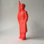 Игрушка   Солдатик красный знаменосец, Дутыш, 15,5 см