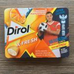 Жевательная резинка 2020  Dirol X-Fresh Ледяной мандарин, Артем Дзюба