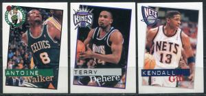 Наклейка для альбома 1996  Panini NBA Basketball 98-99, номера 5,14,138, цена за все