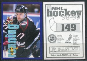 Наклейка для альбома 1998  Panini NHL Hockey 98-99, номер 149