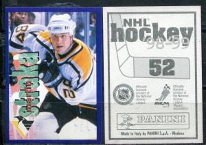 Наклейка для альбома 1998  Panini NHL Hockey 98-99, номер 52