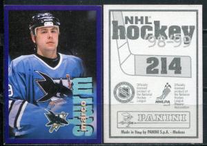 Наклейка для альбома 1998 Panini Panini NHL Hockey 98-99, номер 214