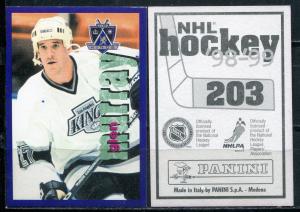 Наклейка для альбома 1998  Panini NHL Hockey 98-99, номер 203