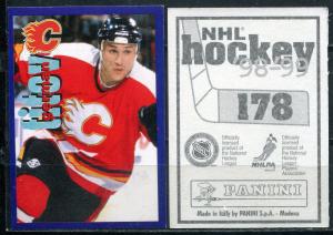 Наклейка для альбома 1998  Panini NHL Hockey 98-99, номер 178