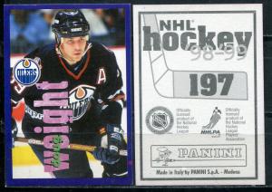 Наклейка для альбома 1998  Panini NHL Hockey 98-99, номер 197