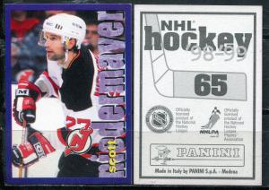 Наклейка для альбома 1998  Panini NHL Hockey 98-99, номер 65