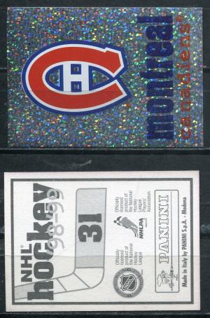 Наклейка для альбома 1998  Panini NHL Hockey 98-99, номер 31