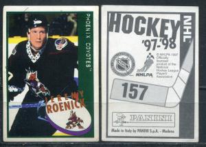 Наклейка для альбома 1997 Panini Panini NHL Hockey 97-98, номер 157