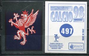 Наклейка для альбома 1998 Merlin Merlin Calcio 98 номер 497