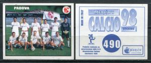 Наклейка для альбома 1998 Merlin Merlin Calcio 98 номер 490