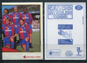 Наклейка для альбома 2000 Merlin Merlin Calcio 200 номер 27