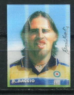 Наклейка 1999 Merlin MERLIN Calcio 1999-2000, переливашка, Dino Baggio, C18