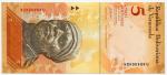 Банкнота иностранная 2007  Венесуэла, 5 боливаров