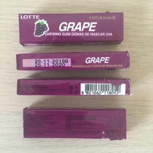 Жевательная резинка 2020 LOTTE Grape, виноградная