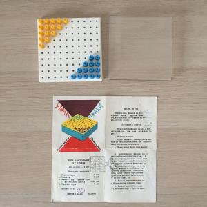 Настольная логическая игра 1975  Уголки, с инструкцией
