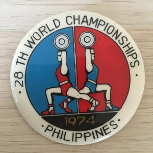 Значок СССР бакинская серия 1974  28th the World Championships, Philippines