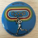 Значок СССР бакинская серия 1980  XXII летние олимпийские игры, москва-80, нечастый