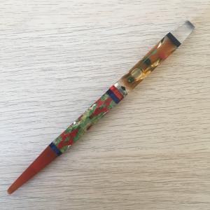 Ручка шариковая СССР   цветной пластик, зона, кич, 16,5 см.