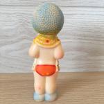 Резиновая игрушка   СССР пищалка, мальчик в шапочке и с полотенцем