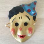 Карнавальная маска СССР   Человек, Клоун, папье маше
